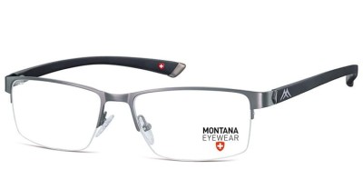 Męskie oprawki okulary korekcyjne żyłkowe półramki MM614E