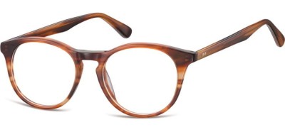 Okrągłe okulary oprawki zerowki korekcyjne Sunoptic AC45G