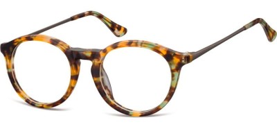 Okrągłe okulary oprawki zerowki korekcyjne Sunoptic AC47D