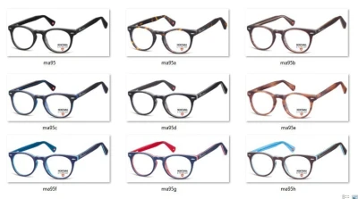 Okragle okulary oprawki optyczne, korekcyjne Montana MA95H