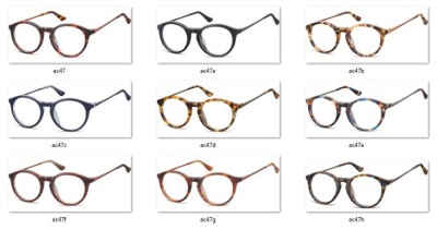 Okrągłe okulary oprawki zerowki korekcyjne Sunoptic AC47H