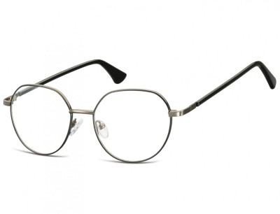 Lenonki okrągłe Okulary oprawki optyczne 916D grafitowo-czarna