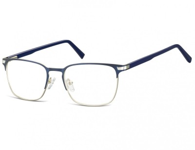Okulary oprawki optyczne korekcyjne Sunoptic 917A granatowo-srebrne