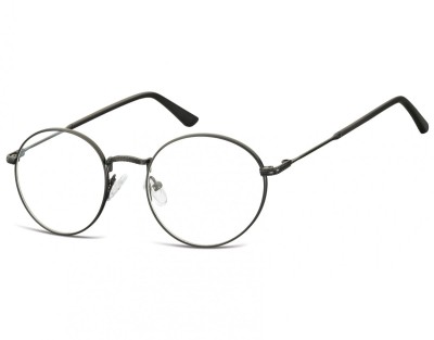 Lenonki okrągłe Okulary oprawki optyczne 919F czarne