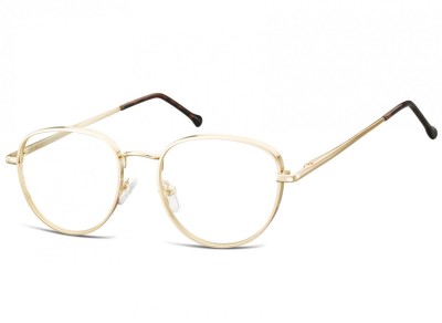 Owalne Okulary oprawki optyczne 918B złote