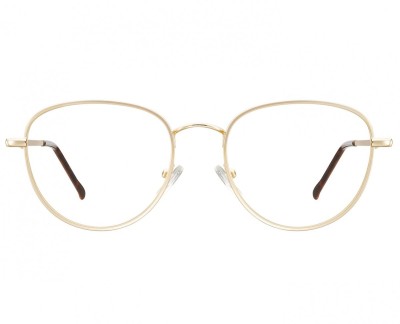 Owalne Okulary oprawki optyczne 918B złote