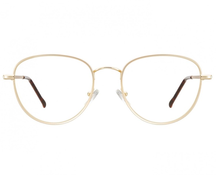 Owalne Okulary oprawki optyczne 918B złote