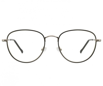 Owalne Okulary oprawki optyczne 918G czarno-grafitowa