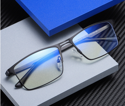 Męskie okulary do komputera BLUE LIGHT zerówki 2553A