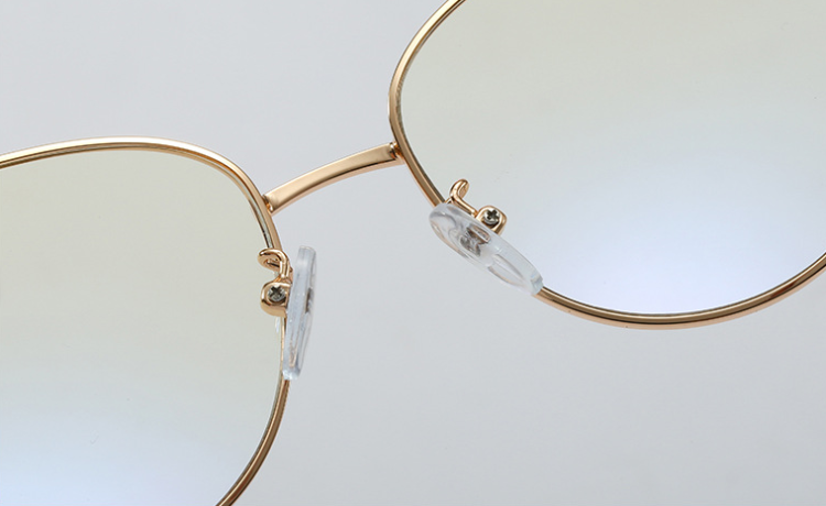 Różowe okulary do komputera Damskie zerówki kocie oczy 2556B (wideo)