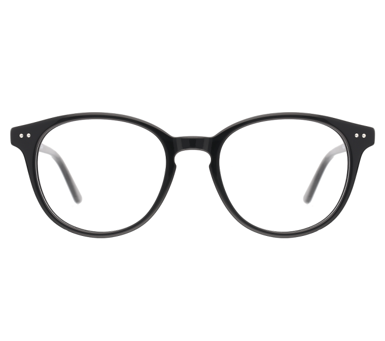 Okulary oprawki zerówki korekcyjne lenonki czarne Stylion STAC-32