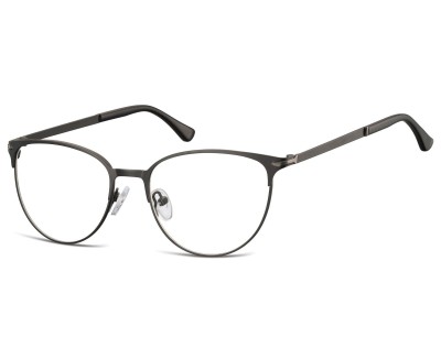 Okulary oprawki korekcyjne kocie oczy zerówki Sunoptic 914C czarny