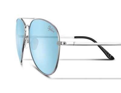 Okulary Pilotki Przeciwsłoneczne Polaryzacyjne z niebieską lustrzanką Stylion STL-03C15