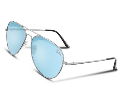 Okulary Pilotki Przeciwsłoneczne Polaryzacyjne z niebieską lustrzanką Stylion STL-03C15