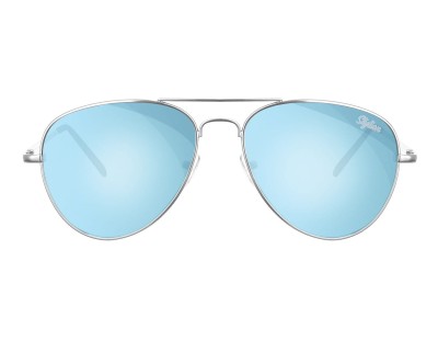 Okulary Pilotki Przeciwsłoneczne Polaryzacyjne z niebieską lustrzanką Stylion STL-03C15