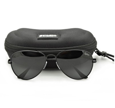 Czarne Okulary Pilotki Przeciwsłoneczne Polaryzacyjne Stylion STL-03C1