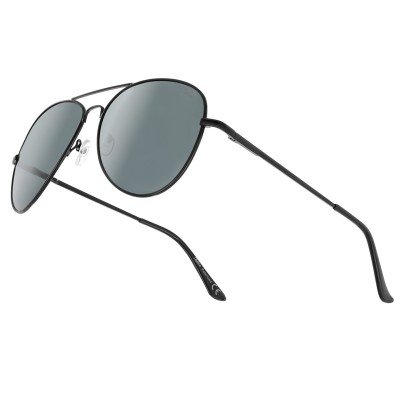 Czarne Okulary Pilotki Przeciwsłoneczne Polaryzacyjne Stylion STL-03C1