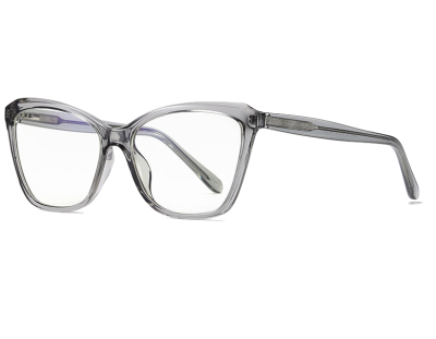 Okulary kocie do komputera damskie z filtrem BLUE Light zerówki 2552A