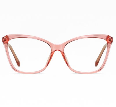 Okulary kocie do komputera damskie z filtrem BLUE Light zerówki 2552E