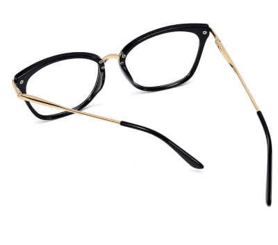 Okulary kocie do komputera damskie z filtrem BLUE Light zerówki 2574