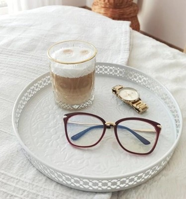 Okulary kocie do komputera damskie z filtrem BLUE Light zerówki 2574-2