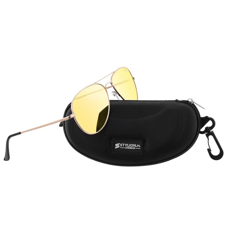 Rozjaśniające okulary polaryzacyjne pilotki do samochodu STYLION STL-03C0