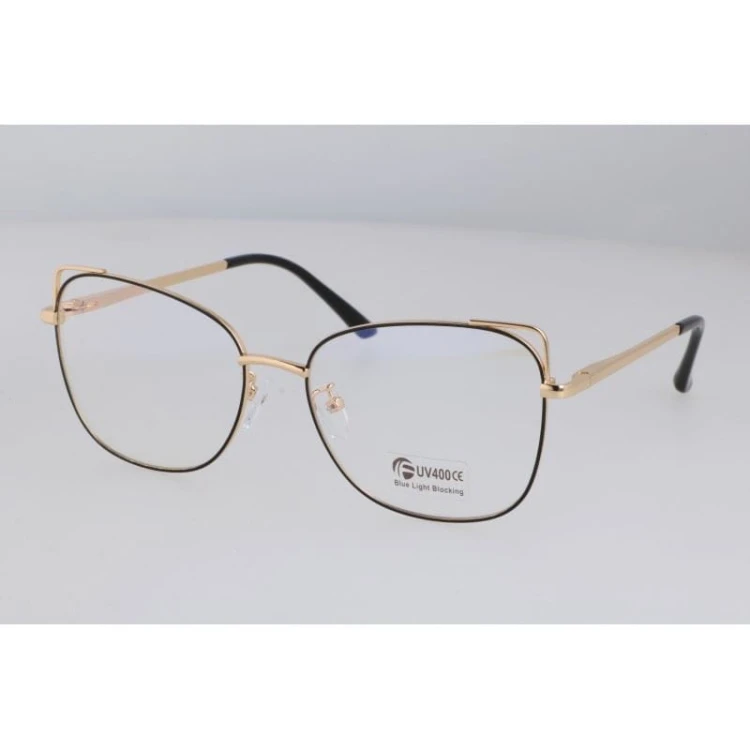 Okulary kocie do komputera damskie z filtrem BLUE Light zerówki 2573