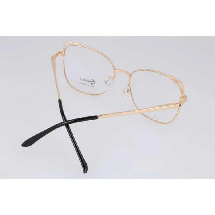 Okulary kocie do komputera damskie z filtrem BLUE Light zerówki 2573