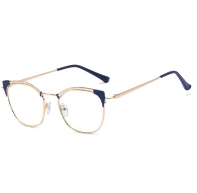 Okulary kocie do komputera damskie z filtrem BLUE Light zerówki 2565-1