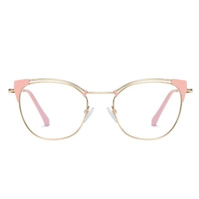 Okulary kocie do komputera damskie z filtrem BLUE Light zerówki 2565-3