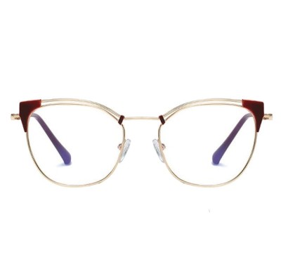 Okulary kocie do komputera damskie z filtrem BLUE Light zerówki 2565-4