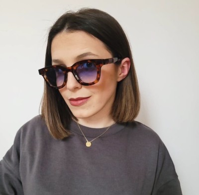 Panterkowe okulary przeciwsłoneczne z filtrem UV400 SVM-15E