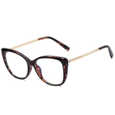 Okulary kocie do komputera damskie z filtrem BLUE Light zerówki 2564-1