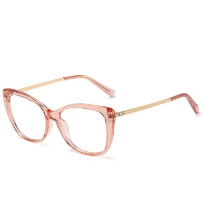 Okulary kocie do komputera damskie z filtrem BLUE Light zerówki 2564-3