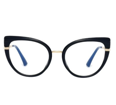 Okulary kocie do komputera damskie z filtrem BLUE Light zerówki 2582