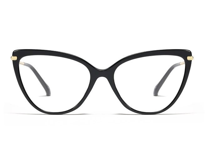 Okulary kocie do komputera damskie z filtrem BLUE Light zerówki 2563