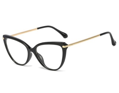 Okulary kocie do komputera damskie z filtrem BLUE Light zerówki 2563