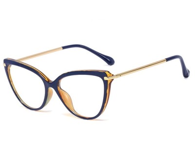 Okulary kocie do komputera damskie z filtrem BLUE Light zerówki 2563-1