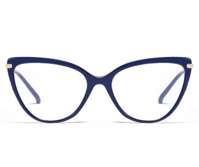 Okulary kocie do komputera damskie z filtrem BLUE Light zerówki 2563-1