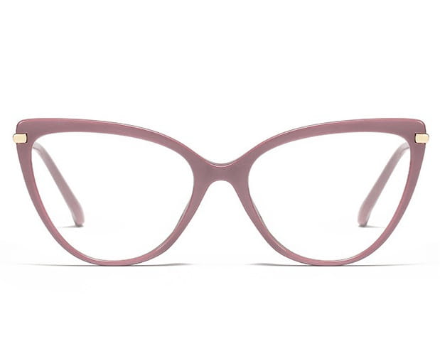Okulary kocie do komputera damskie z filtrem BLUE Light zerówki 2563-3