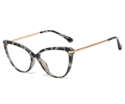 Okulary kocie do komputera damskie z filtrem BLUE Light zerówki 2563-4