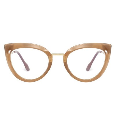 Okulary kocie do komputera damskie z filtrem BLUE Light zerówki 2570-1