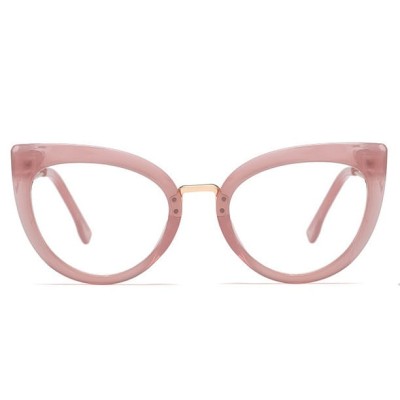 Okulary kocie do komputera damskie z filtrem BLUE Light zerówki 2570-3