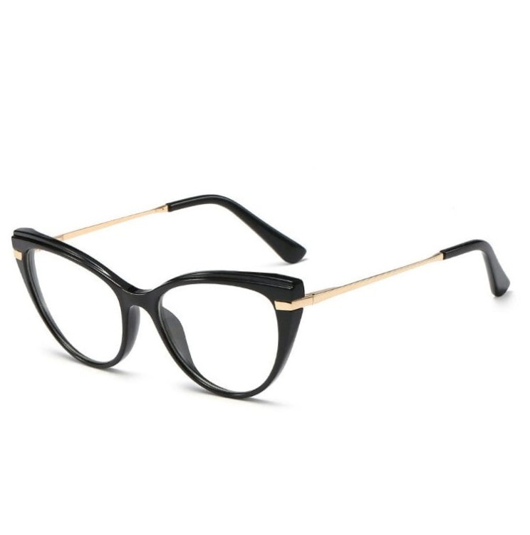 Okulary kocie do komputera damskie z filtrem BLUE Light zerówki 2567