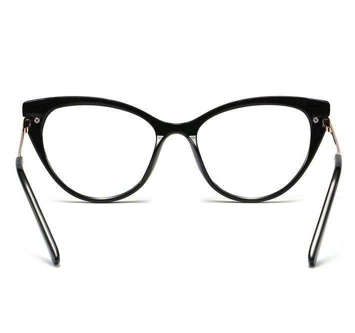 Okulary kocie do komputera damskie z filtrem BLUE Light zerówki 2567