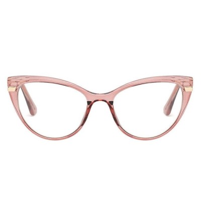 Okulary kocie do komputera damskie z filtrem BLUE Light zerówki 2567-2