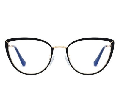 Okulary kocie do komputera damskie z filtrem BLUE Light zerówki 2583