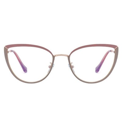 Okulary kocie do komputera damskie z filtrem BLUE Light zerówki 2583-2