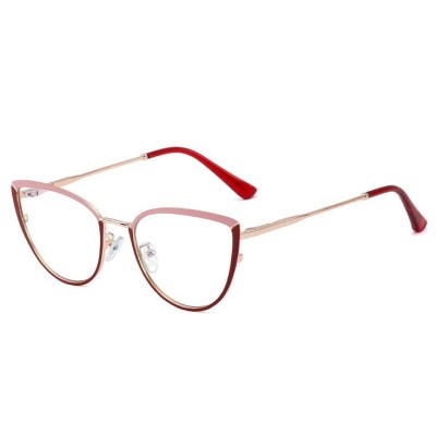 Okulary kocie do komputera damskie z filtrem BLUE Light zerówki 2583-3