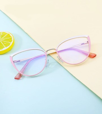 Okulary kocie do komputera damskie z filtrem BLUE Light zerówki 2583-5